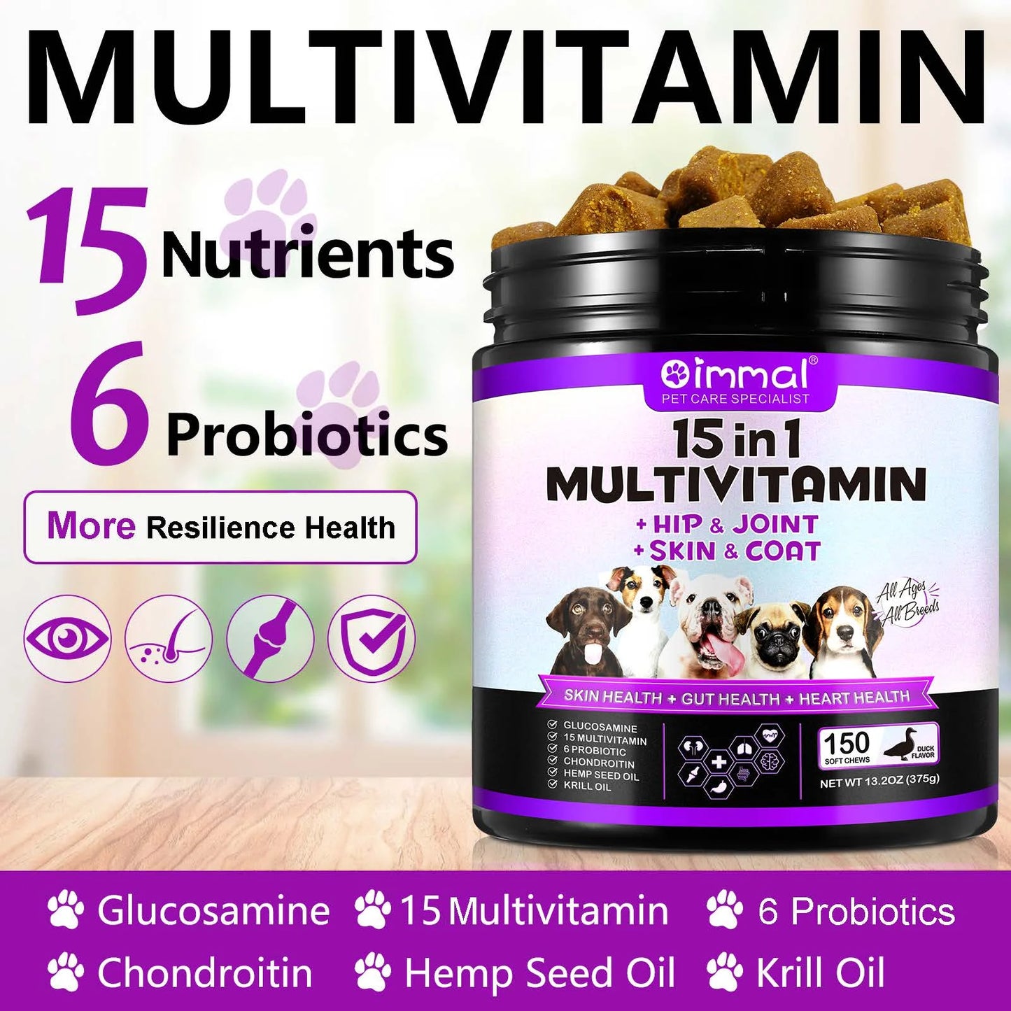Soothe Your Dog’s Itch Fast — Postbiotic + 14 More Benefits in One Easy Chew