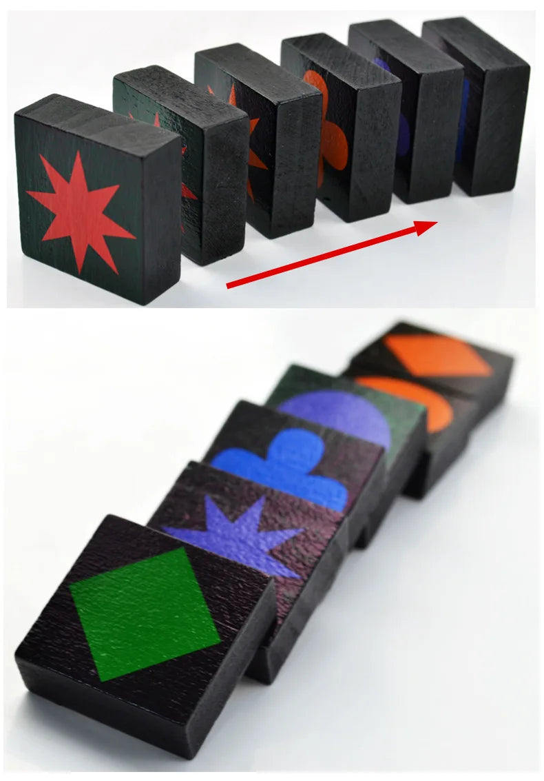 Qwirkle Wooden Brain Teaser – Educational Sensory Tool Game