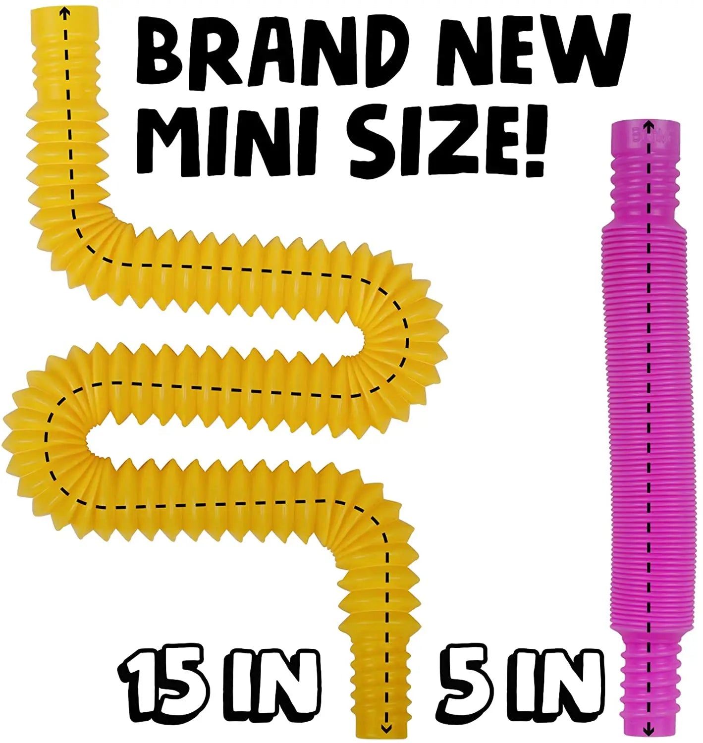 Mini Tube Sensory Fidget Toys – 4 Pack for Kids with Autism & ADHD 🌈