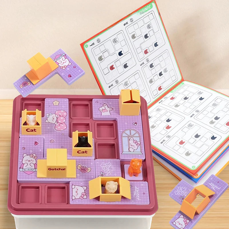 Bright animal puzzle supporting spatial reasonin