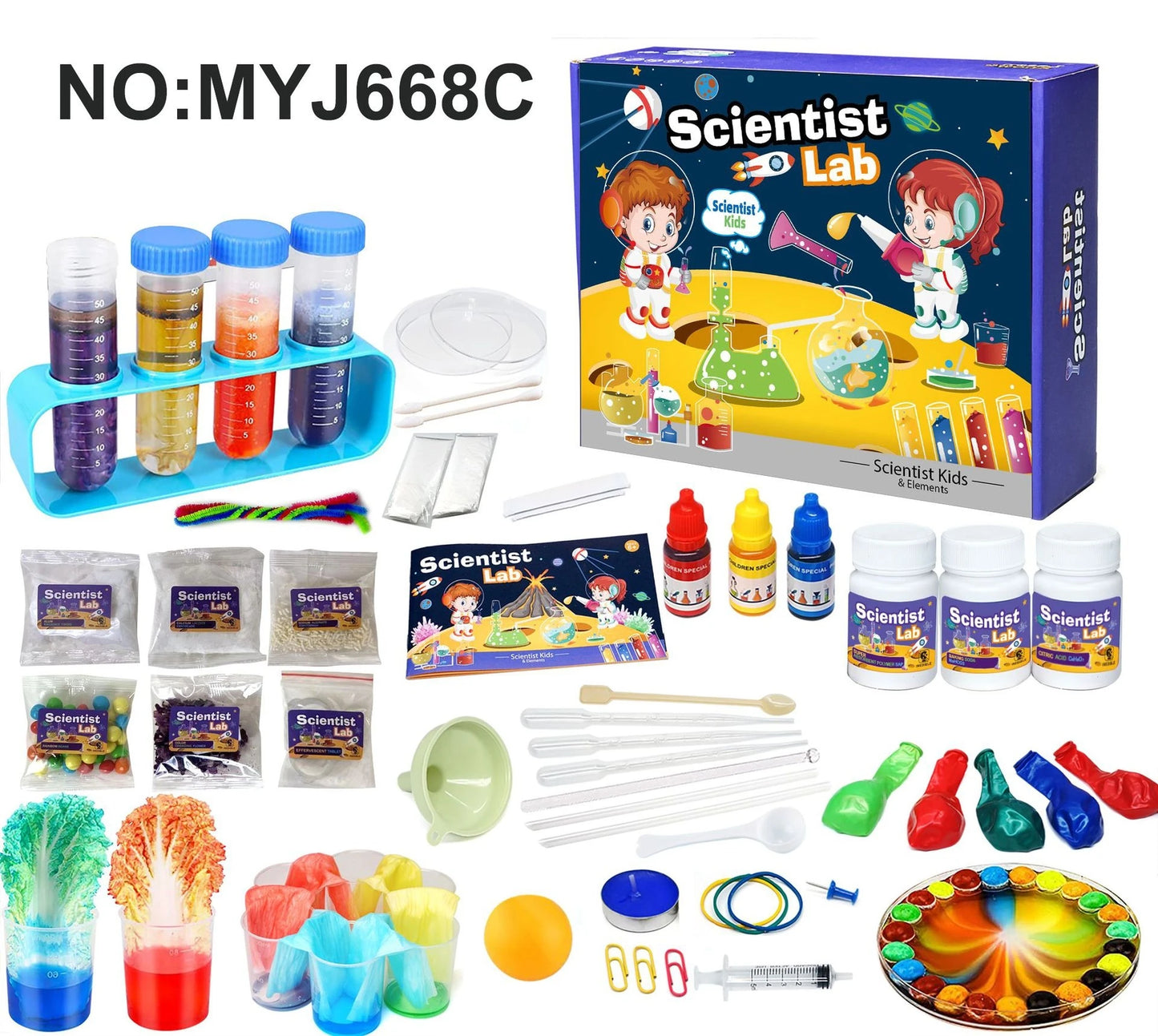STEM Kids Science Lab Kit – Educational Chemistry Experiments