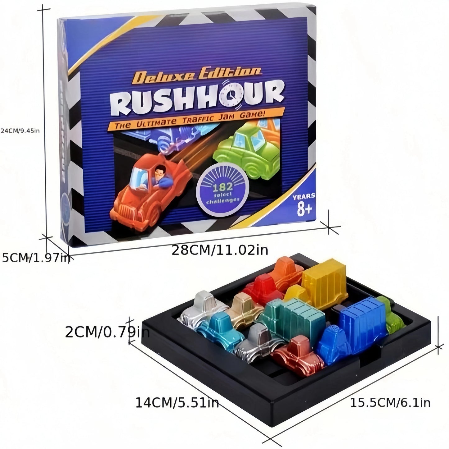 Rush Hour Puzzle Brain Teaser – Logical Reasoning Sensory Tool