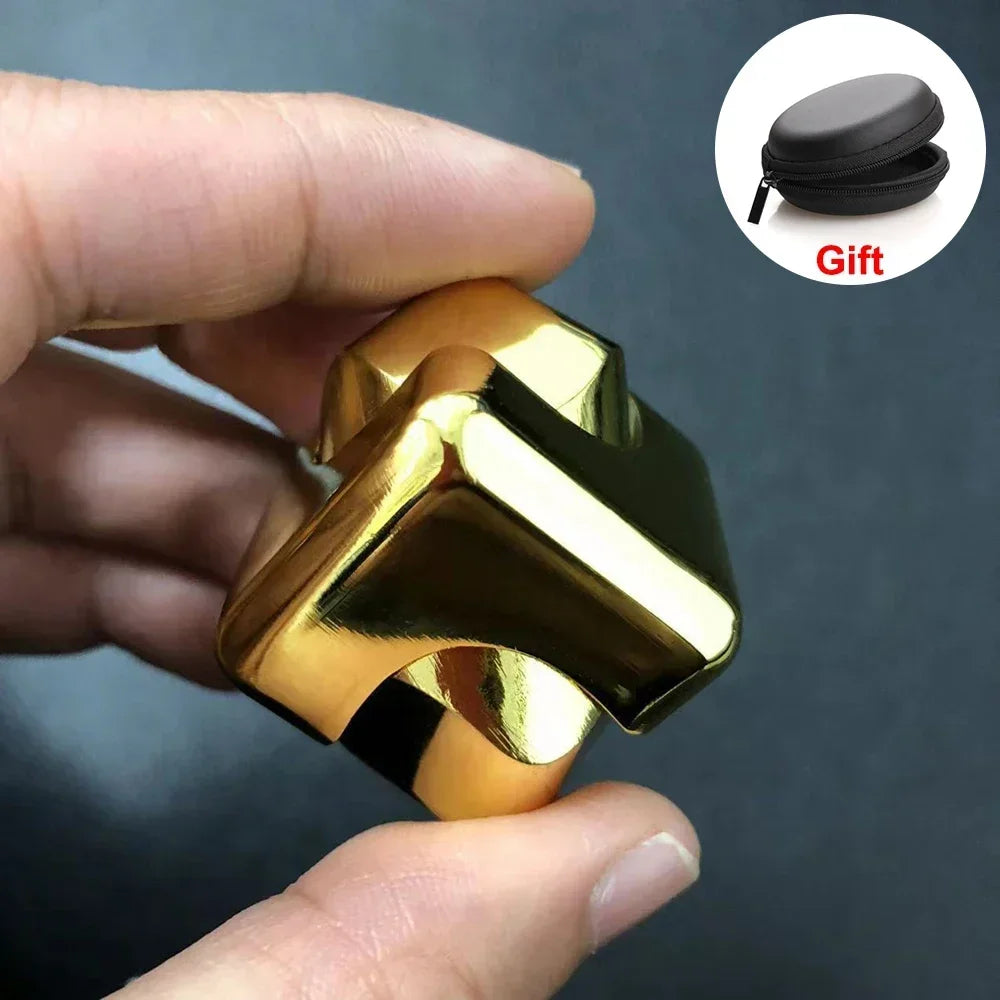 FocusSpin™ Alloy Cube Fidget Spinner – Anti-Stress Gyroscope Toy for Adults with ADHD
