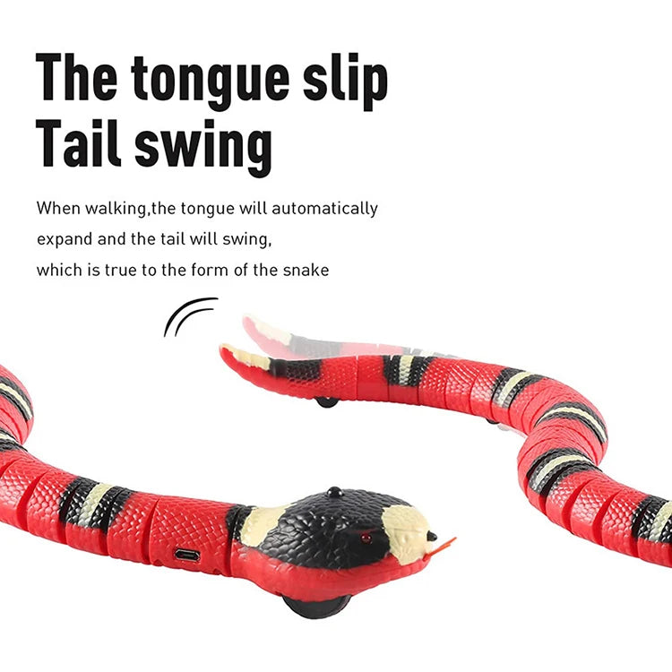SensoSnake™ Automatic Smart Sensing Cat Toy – Interactive Hunting Enrichment