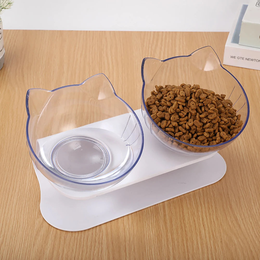 Pet feeding kit for kittens with non-slip, easy-clean bowls