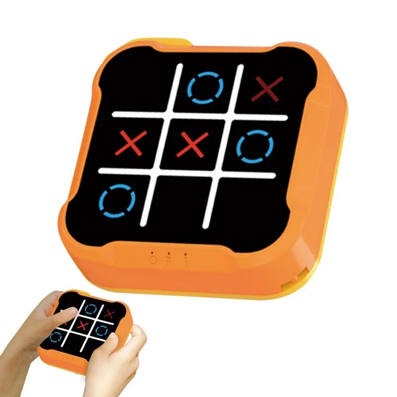 TactiPlay™ Electronic Tic-Tac-Toe – Montessori Logic Game for Kids & Family