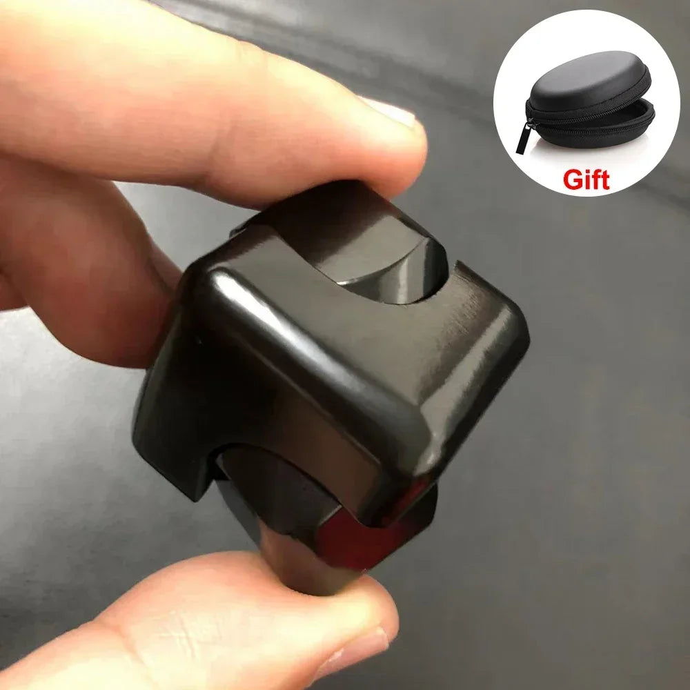 FocusSpin™ Alloy Cube Fidget Spinner – Anti-Stress Gyroscope Toy for Adults with ADHD