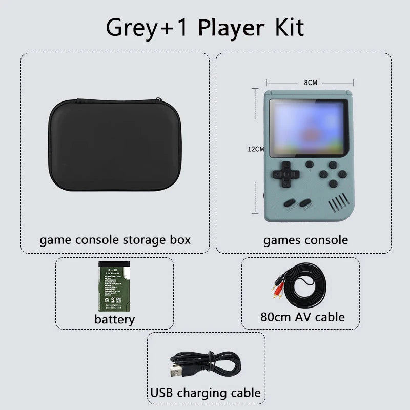 5" Retro Handheld Game Console – 500 Classic Games Built In