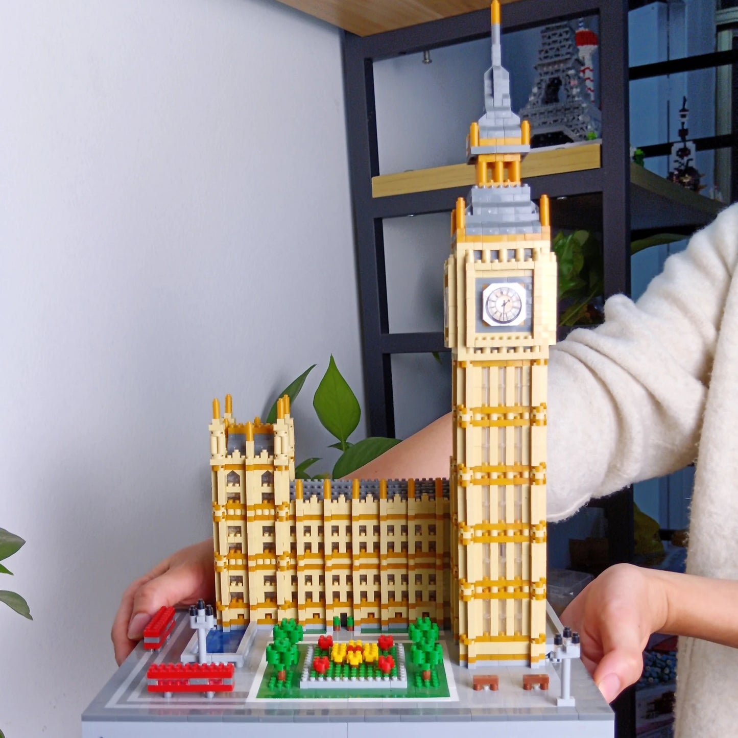 Mini Eiffel Tower Building Blocks Set with LED Light – Paris Model Kit