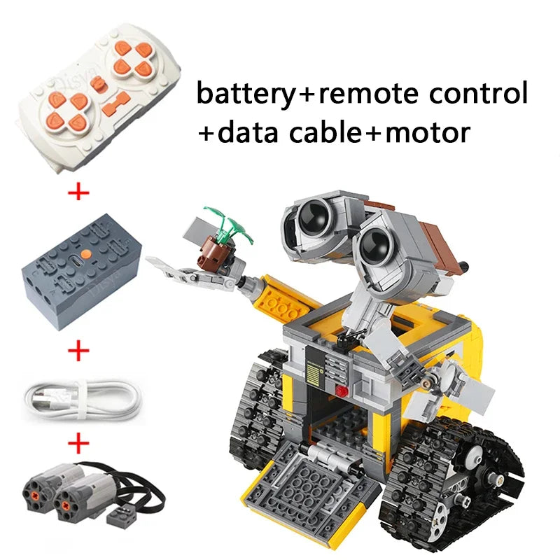 Wall-E themed electric RC robot toy.