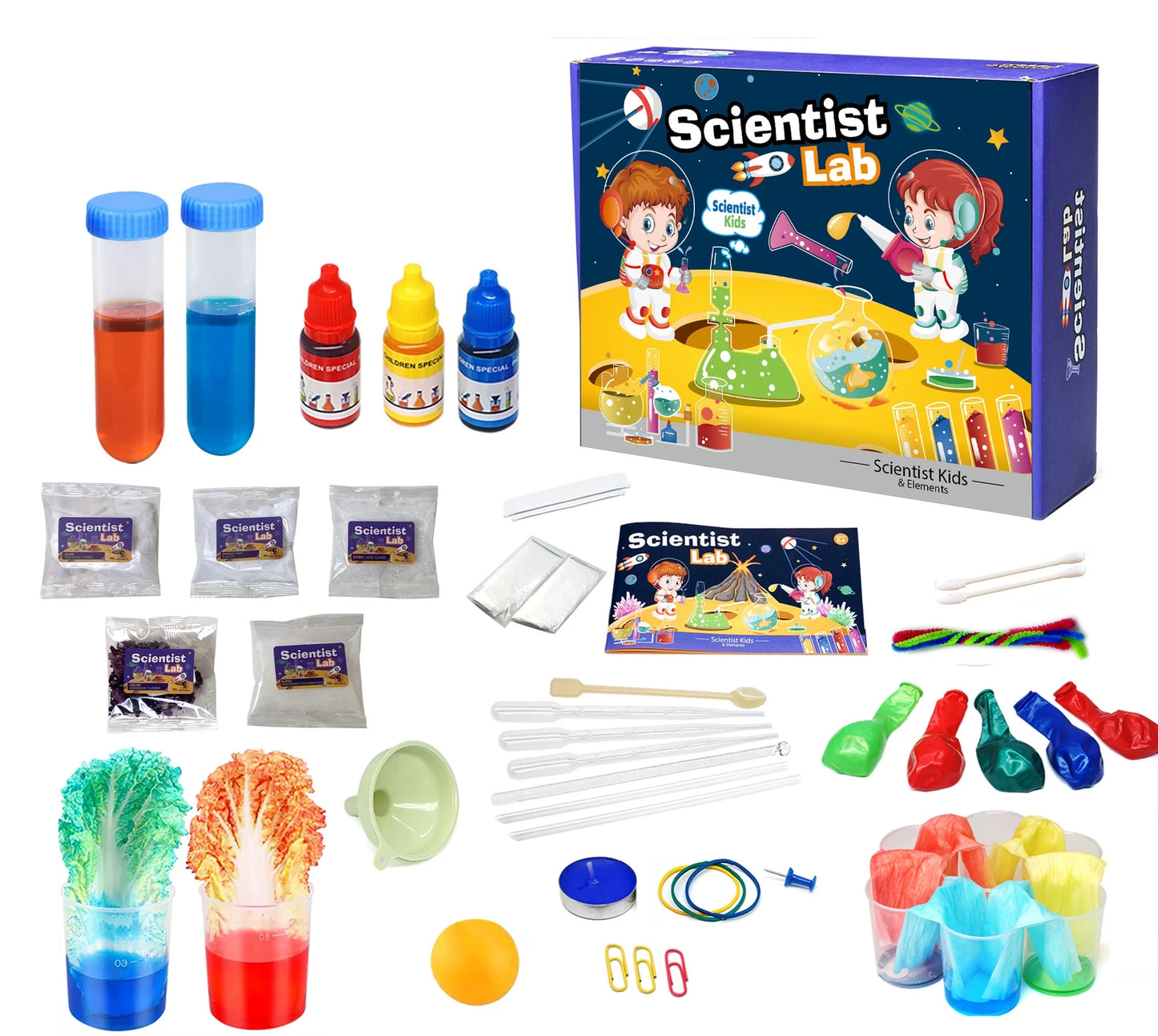 STEM Kids Science Lab Kit – Educational Chemistry Experiments