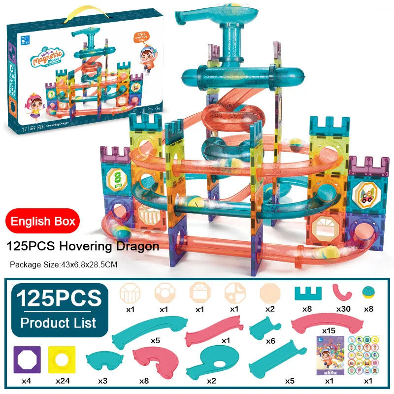 GlowTracks LED Magnetic STEM Sensory Racing Toy for Kids with Autism & ADHD