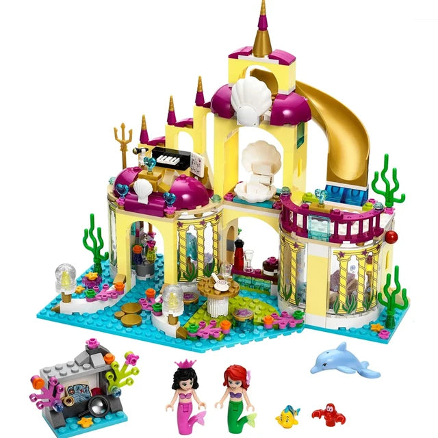 Frozen Elsa Mermaid Puzzle – Princess Castle Toy for Kids Ages 3+
