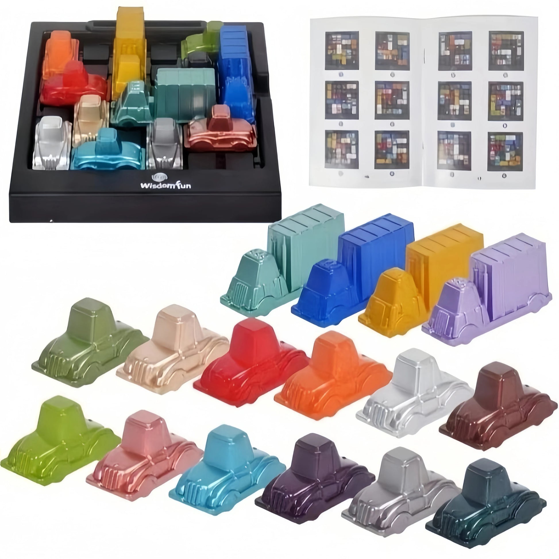 Desktop sensory puzzle toy for logical reasoning and patience.