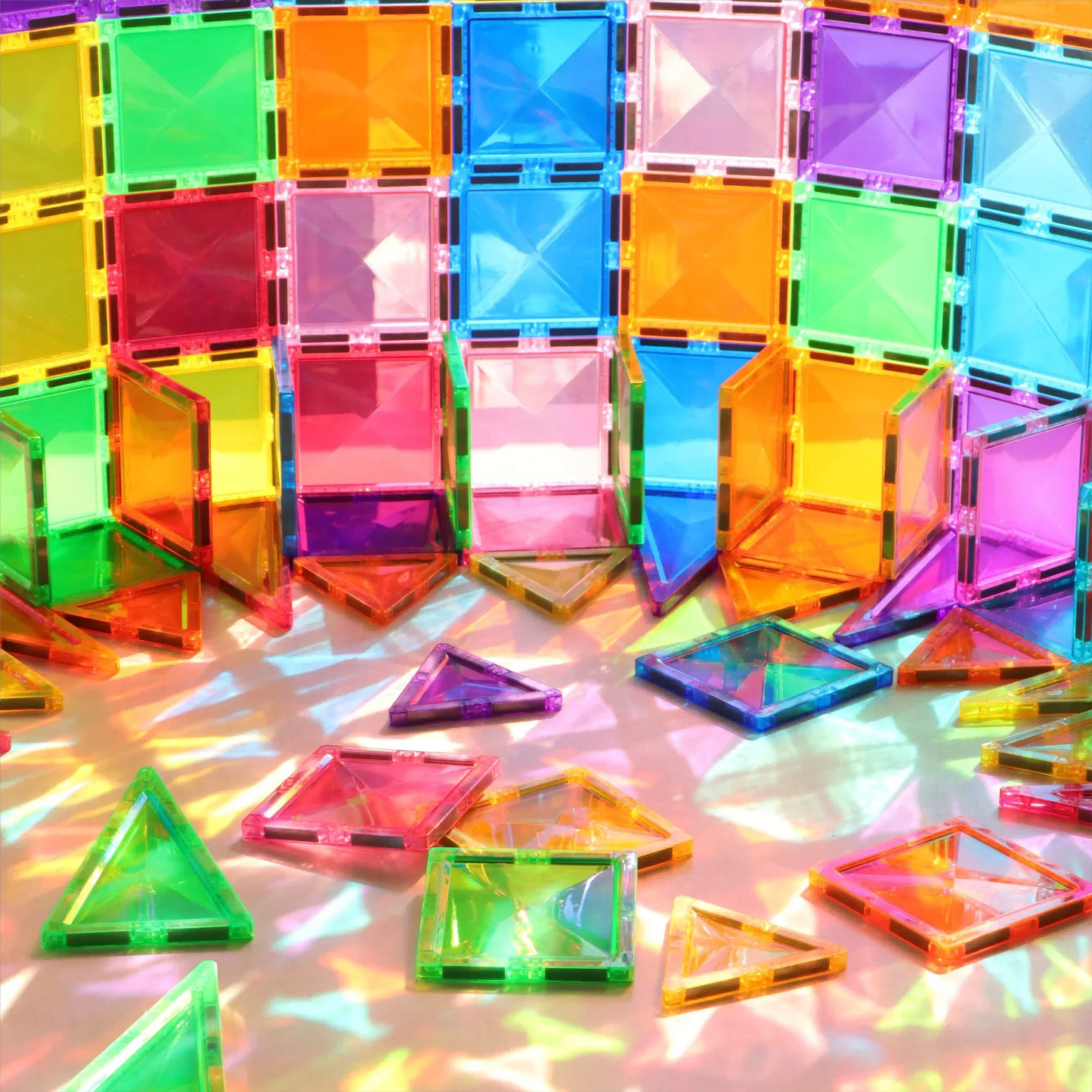 Creative STEM magnetic toy with window pieces