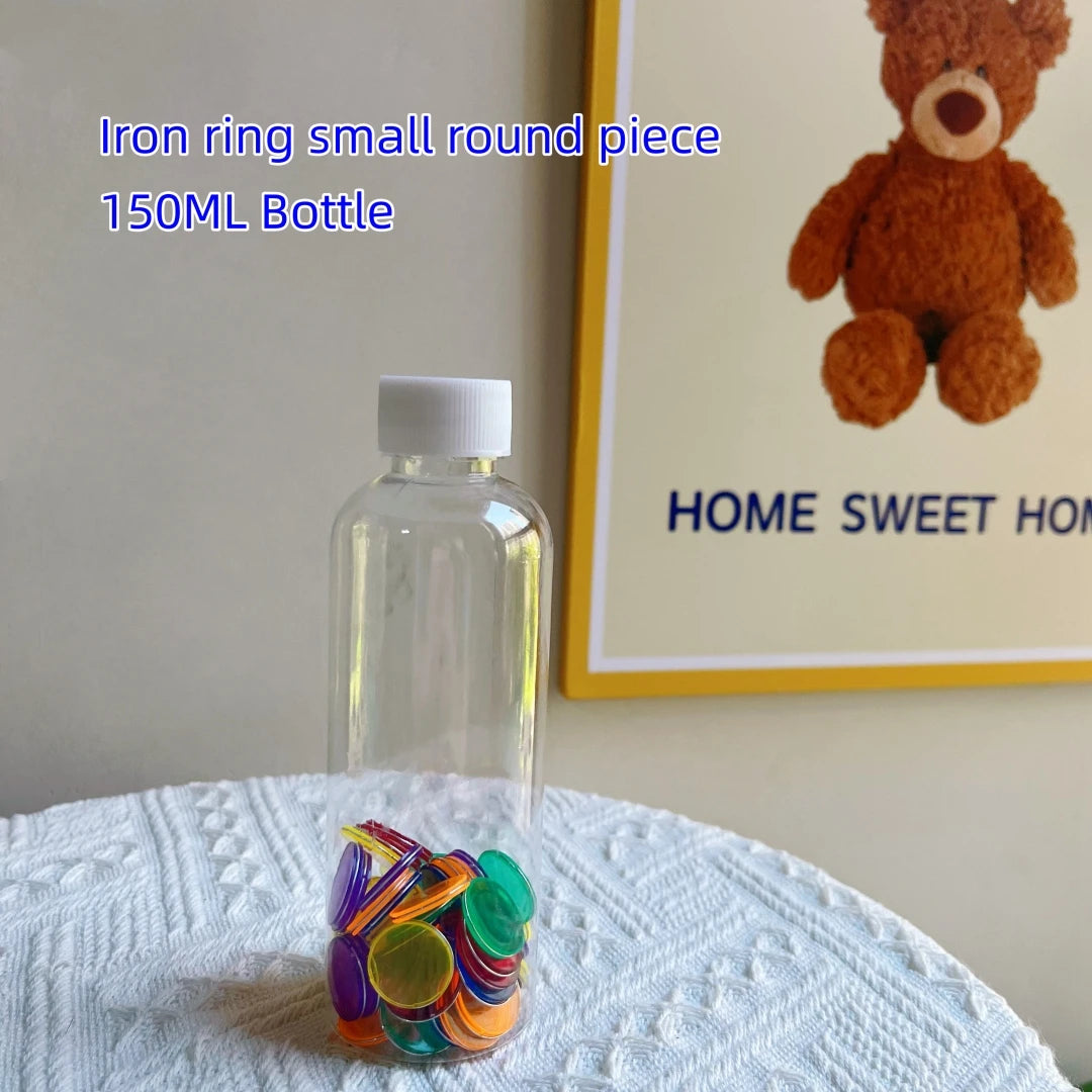 sensory bottle as a sensory tool for calm play.