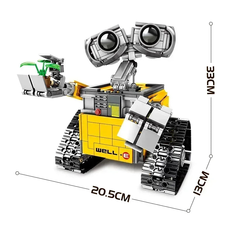 APP-controlled motorised RC robot STEM toy in play.