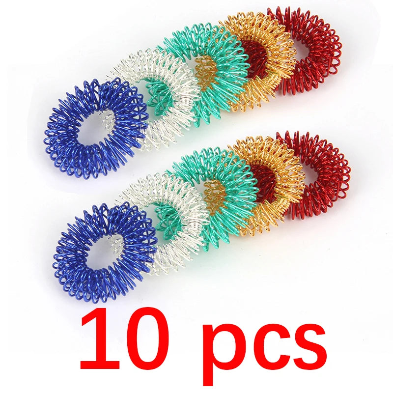 Spiky Acupressure Sensory Rings – Portable Sensory Toy for Calm & Focus