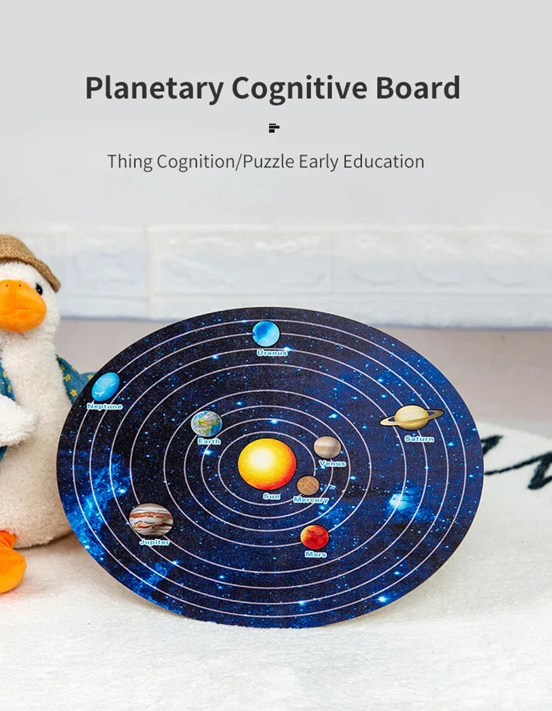 Hands-on solar system learning toy for children