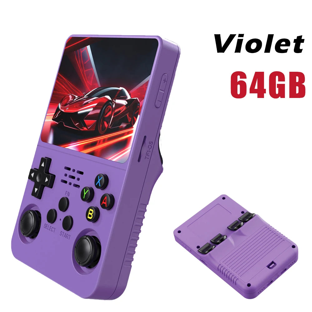 R36S Retro Handheld Game Console – 64GB, 15,000 Games, IPS Screen