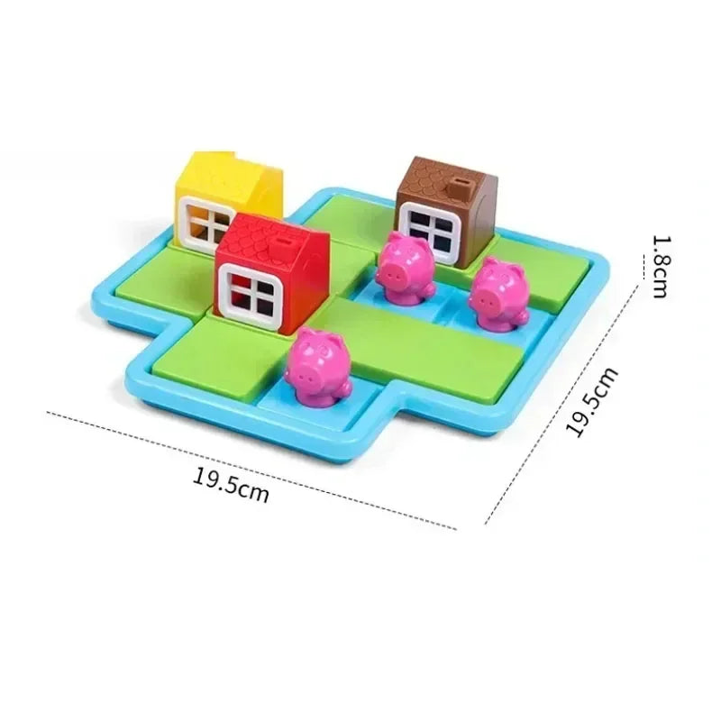 FairyTaleBuild™ Three Little Pigs 3D Puzzle – Story-Based Brain Teaser for Kids