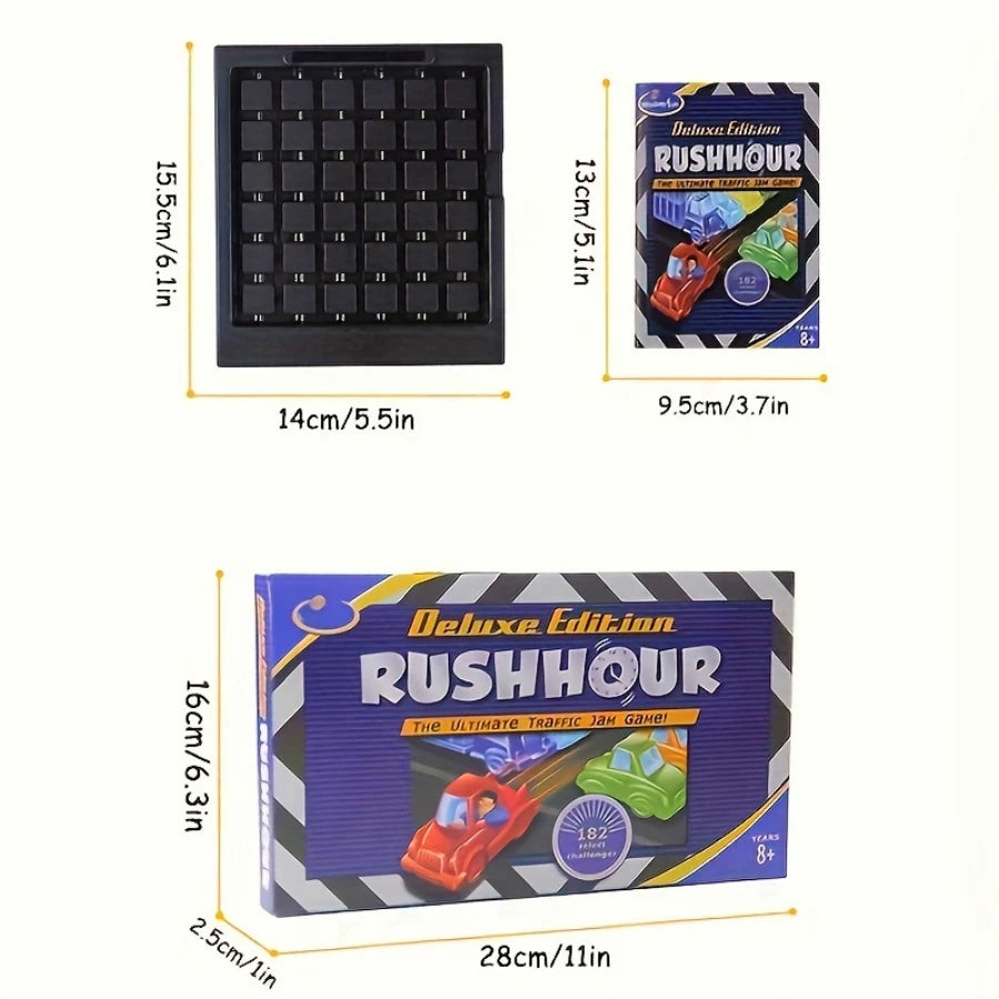 Rush Hour Puzzle Brain Teaser – Logical Reasoning Sensory Tool