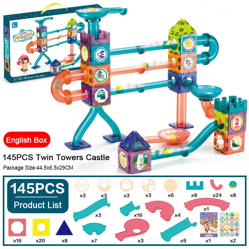 GlowTracks LED Magnetic STEM Sensory Racing Toy for Kids with Autism & ADHD