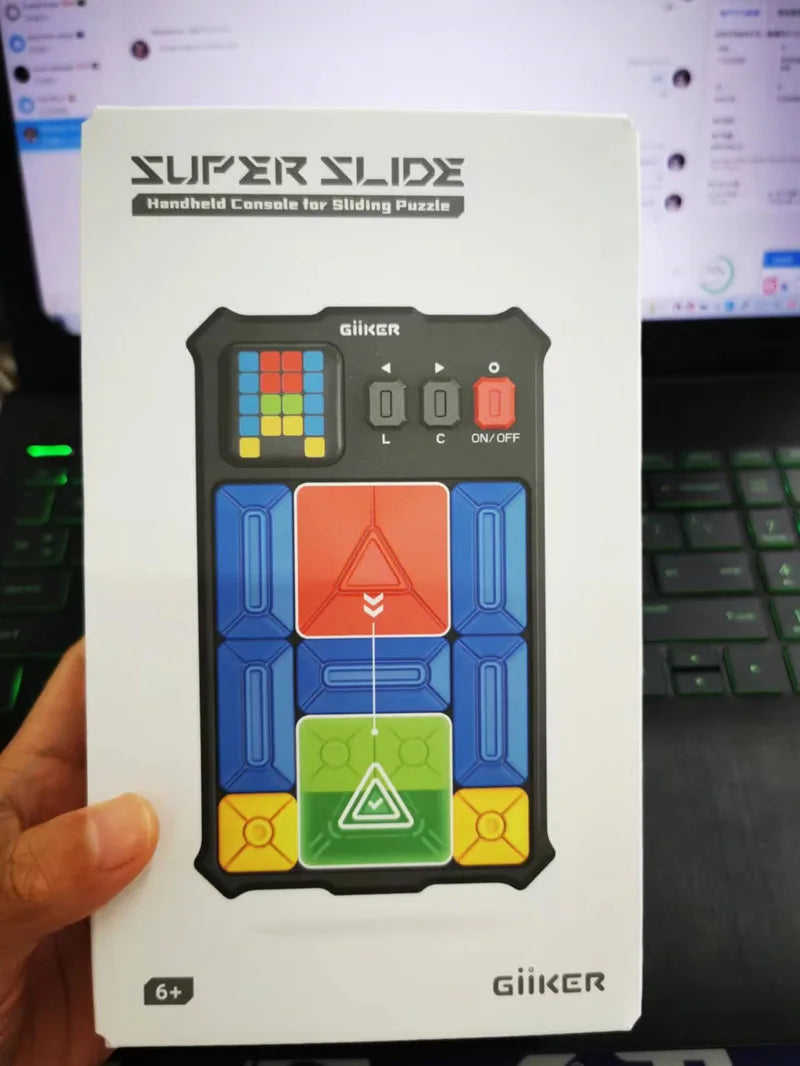 Giiker Super Slide Puzzle – 500+ Smart Brain Teaser Game for Kids