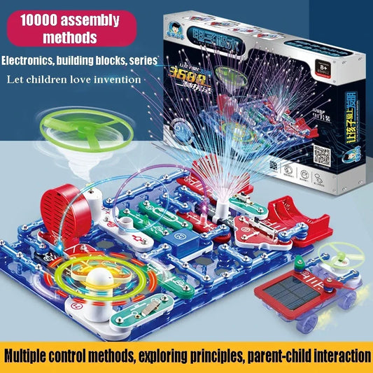 Packaging box of circuit building blocks educational toy for kids