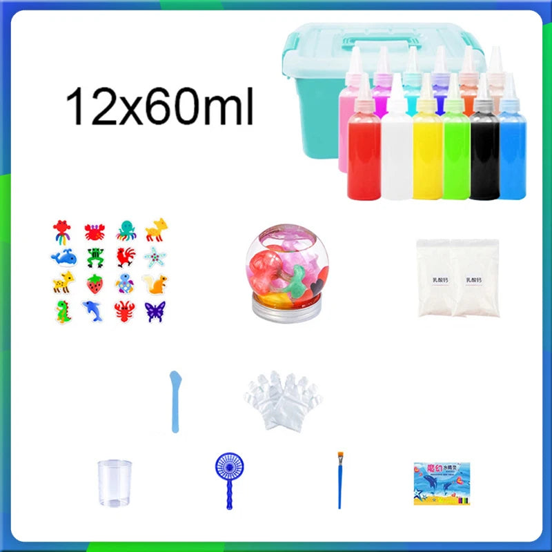 DIY AQUA Fairy Elf Kit – 3D Gel STEM Craft Toy for Kids Ages 4+