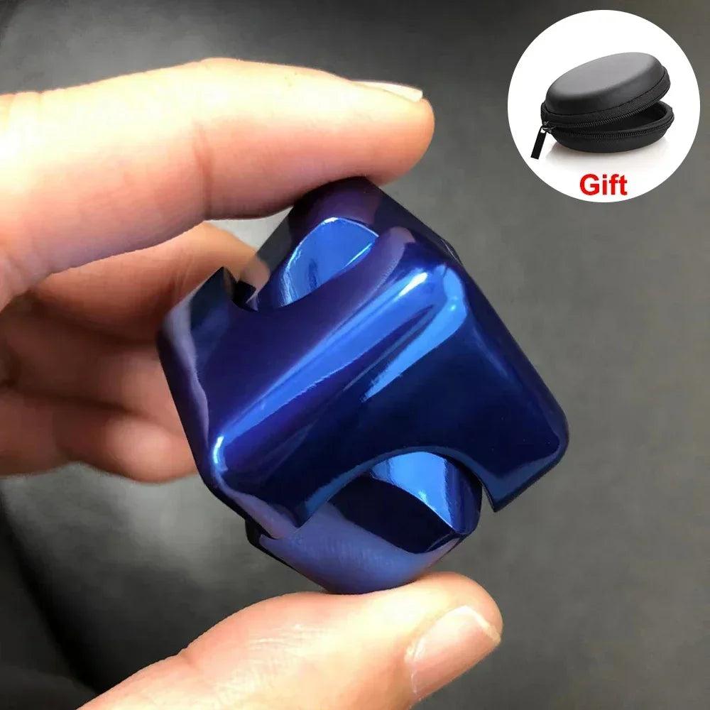 FocusSpin™ Alloy Cube Fidget Spinner – Anti-Stress Gyroscope Toy for Adults with ADHD