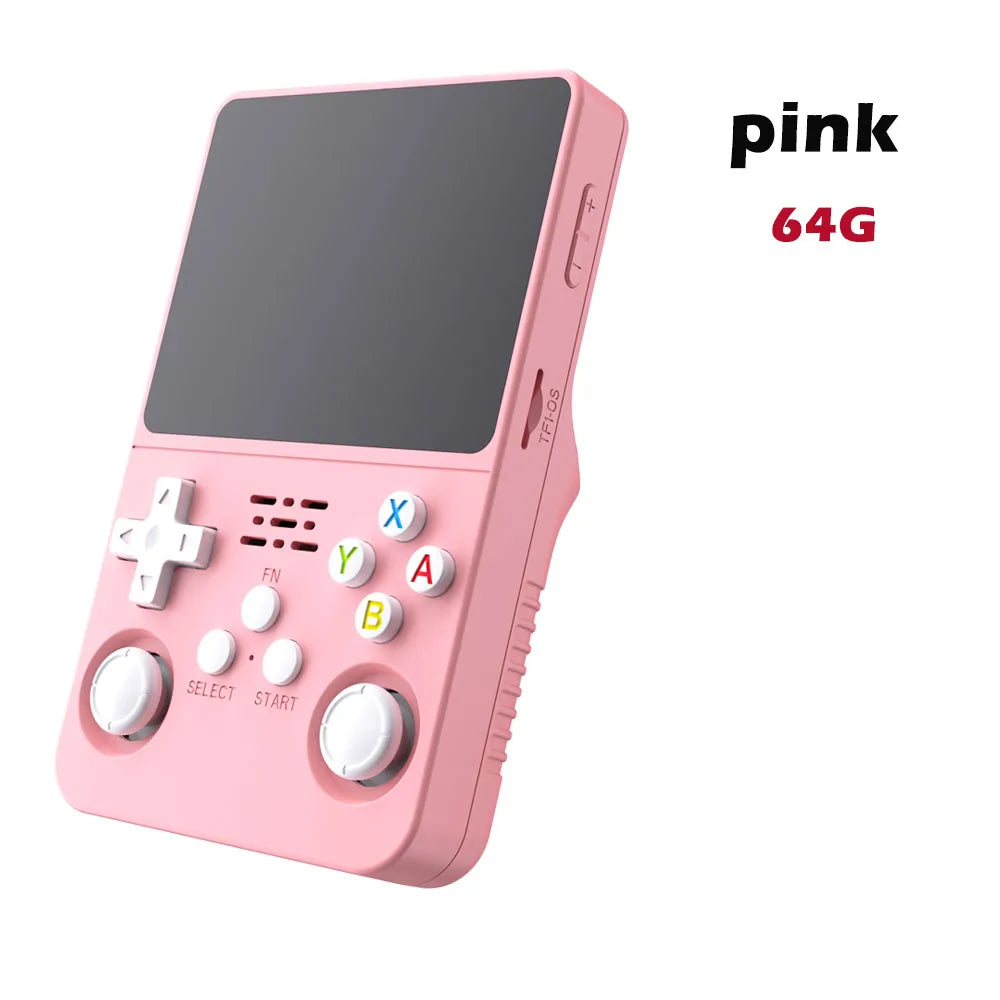 R36S Retro Handheld Game Console – 64GB, 15,000 Games, IPS Screen