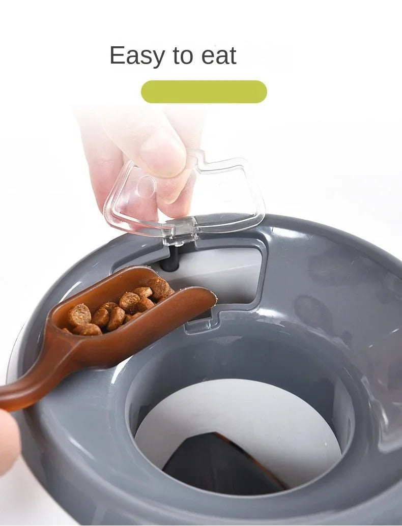 2-in-1 Automatic Dog Ball Launcher & Treat Dispenser