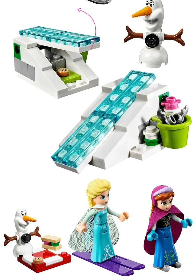 Frozen Elsa Mermaid Puzzle – Princess Castle Toy for Kids Ages 3+