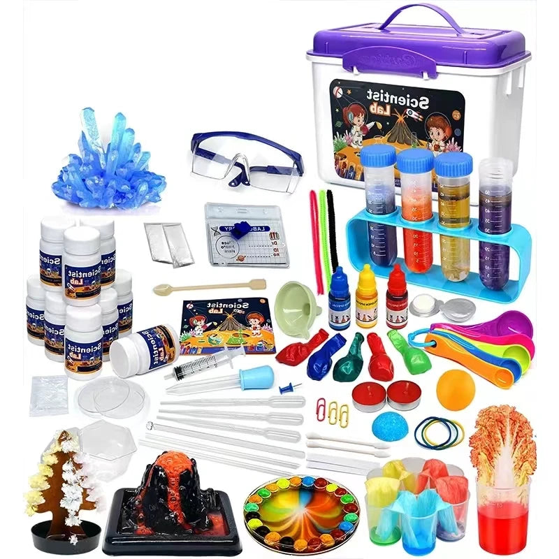 STEM Kids Science Lab Kit – Educational Chemistry Experiments