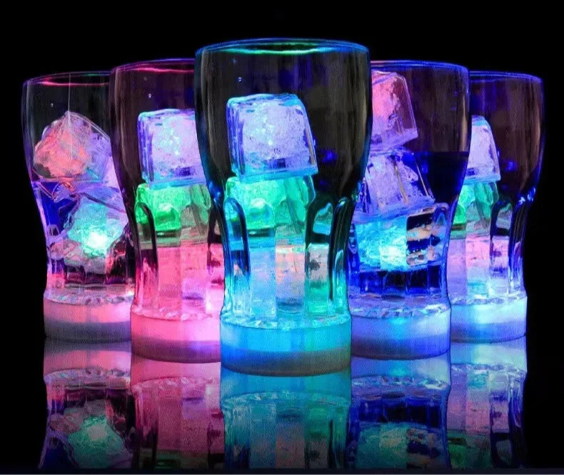 Colorful glowing baby bath toys for sensory stimulation