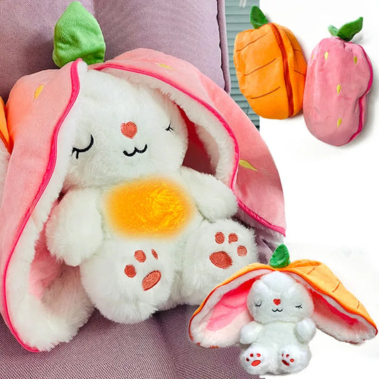 baby music bunny plush toy for sensory sleep support