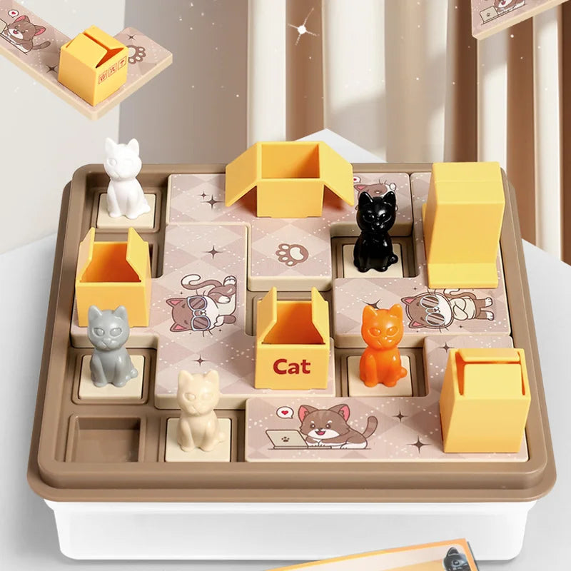 Doofunle Cat Express Box logic puzzle for kids
