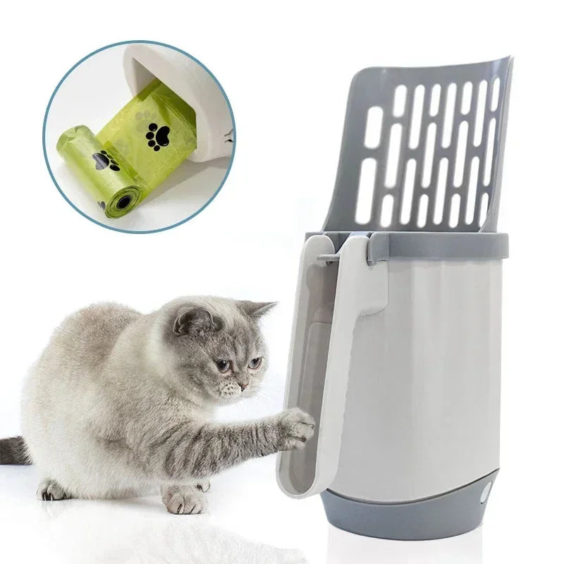 Ergonomic Wide-Mesh Scoop Designed for Multi-Cat and Deep Litter Boxes scoop