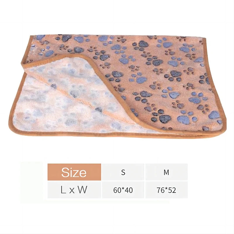 soft fleece pet throw