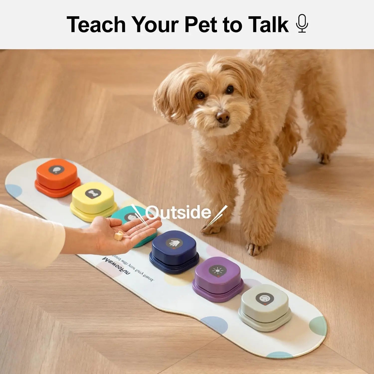 Durable dog talking buttons with clear sound quality