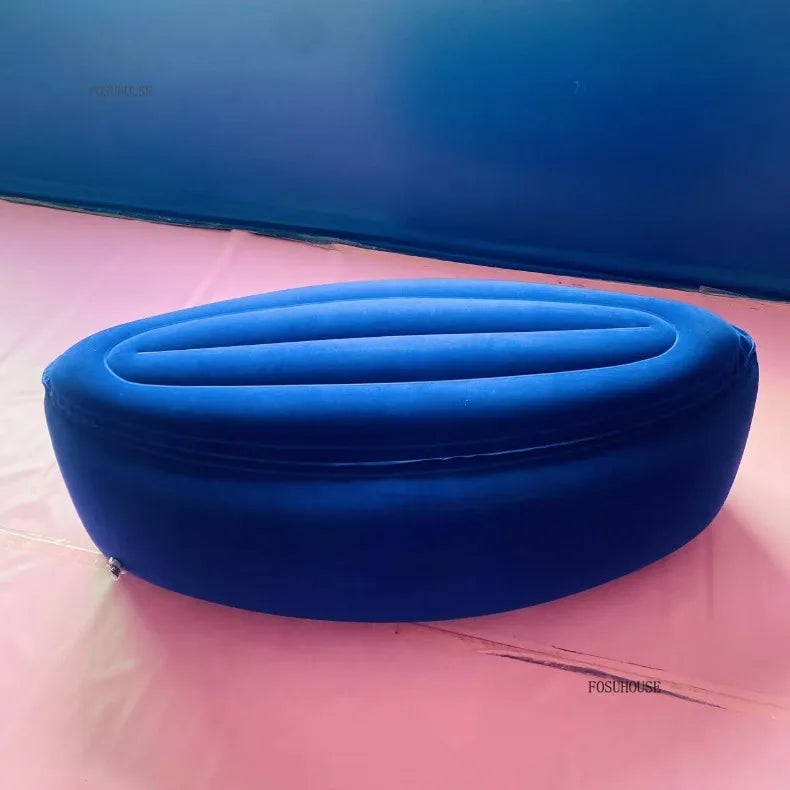 Durable soft inflatable sensory pod made from puncture-resistant, child-safe materials
