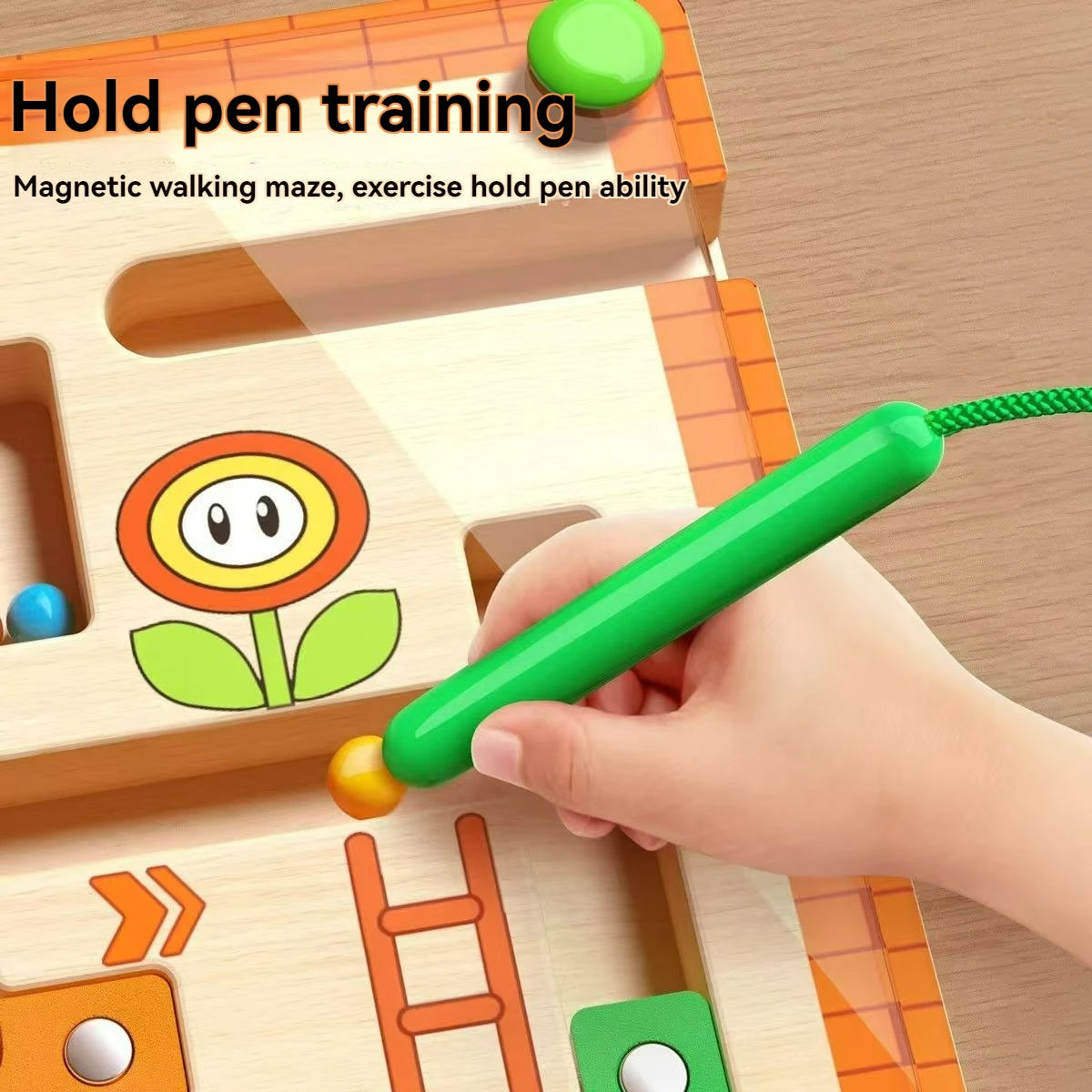 Early education logic maze toy for children aged 3 to 4.