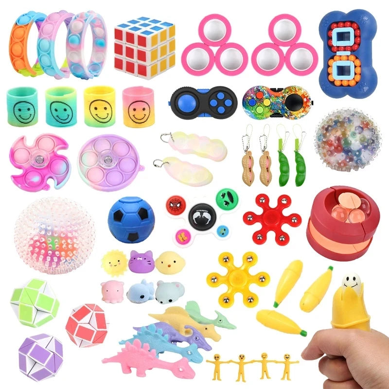 Travel-friendly fidget toy pack perfect for classrooms, therapy, or on-the-go use
