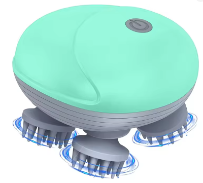 electric cat massager in green