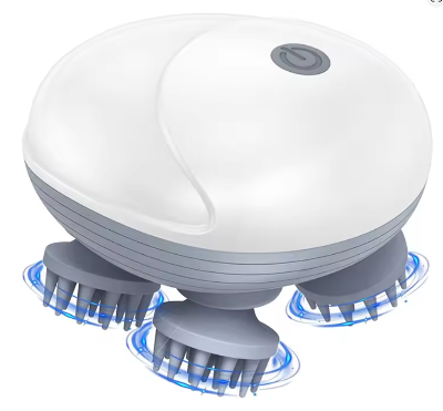 electric cat massager in grey