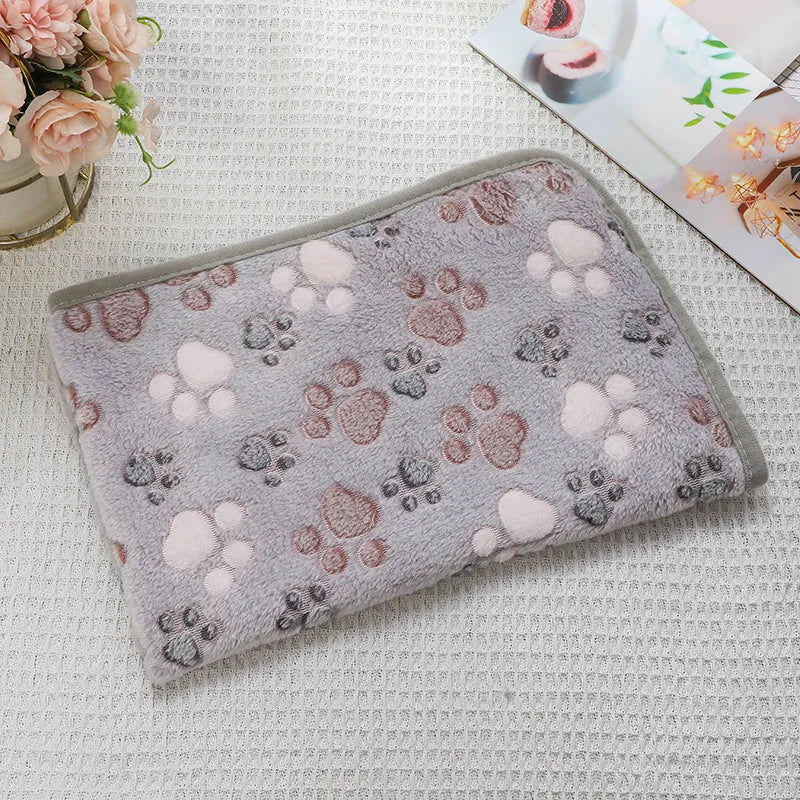 coral fleece pet blanket protecting couch from fur