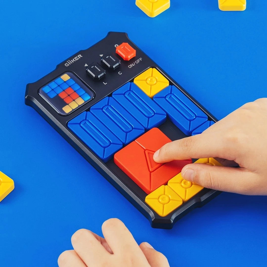 Interactive brain teaser toy for kids with real-time smart feedback.