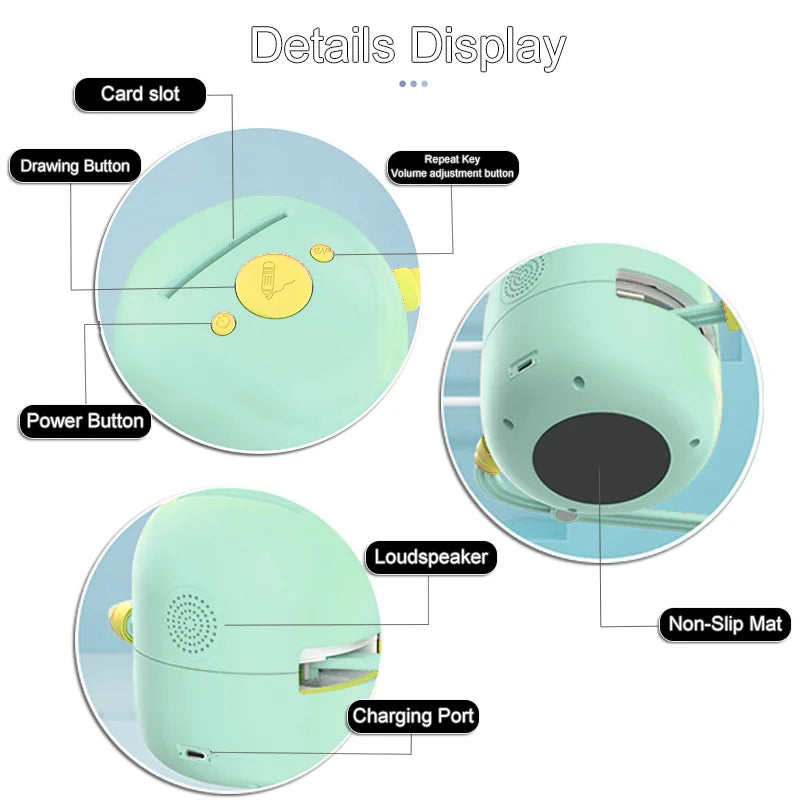 Interactive STEM art robot for creative learning and drawing confidence in kids.