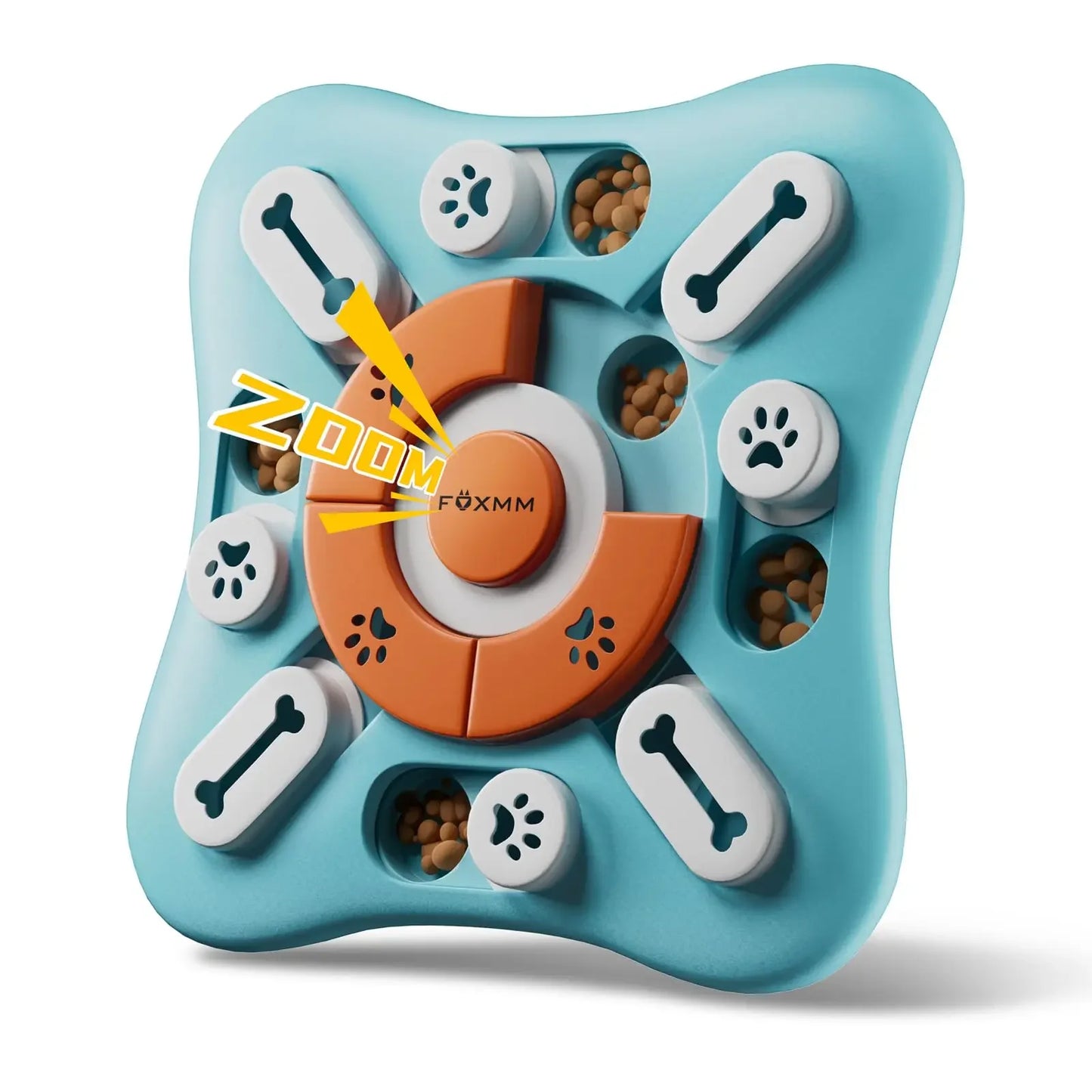 IQ dog treat puzzle toy slow feeder enrichment for mental stimulation